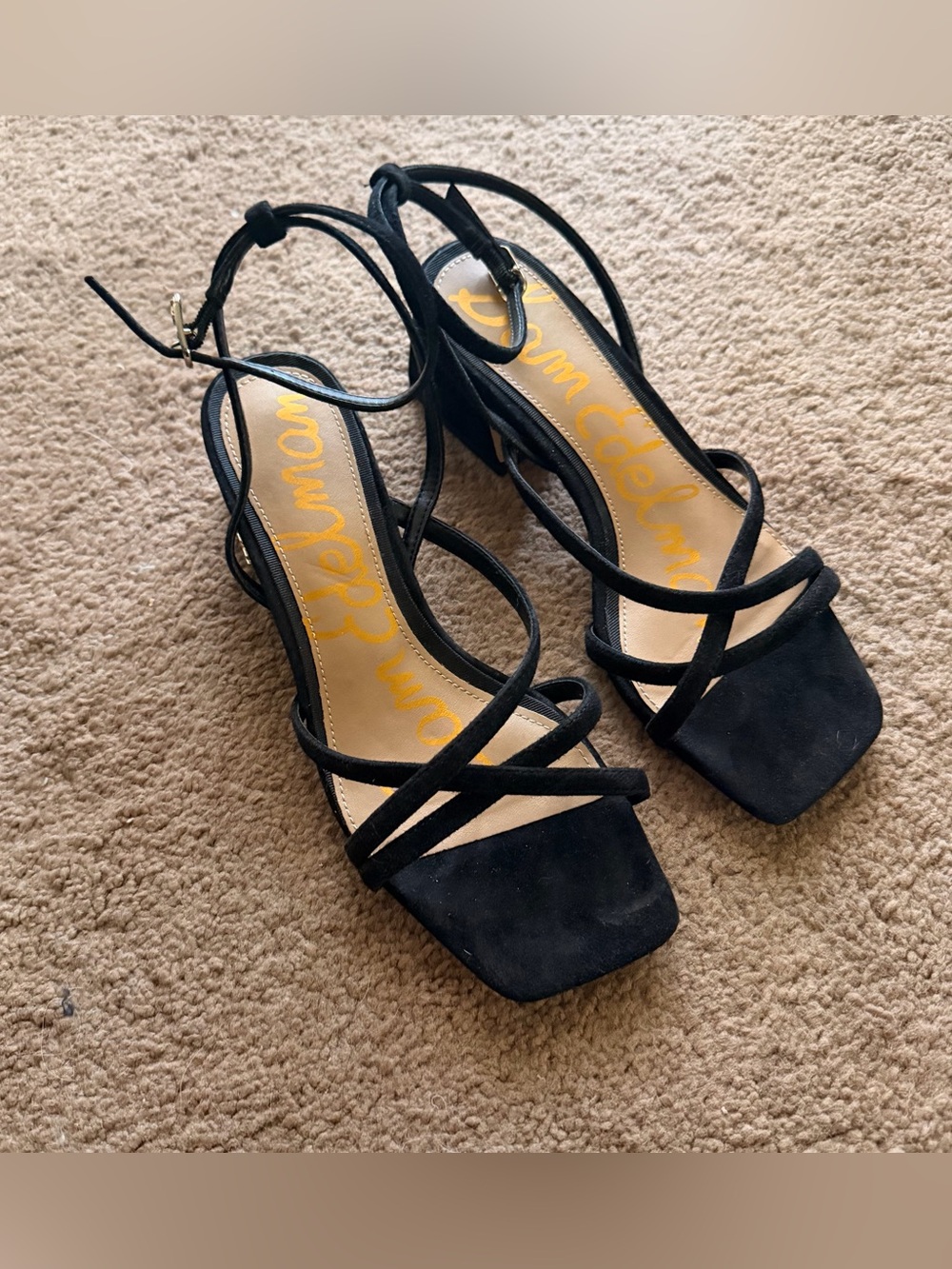Sam Edelman ankle strap heeled sandals